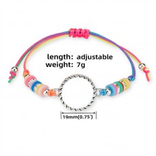 sublimation blank cheaper rope bracelets bangles