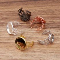  sublimation blank ring rings jewelry can Adjustable 06108