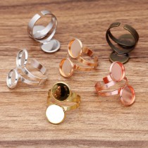  sublimation blank ring rings jewelry can adjustable 07279