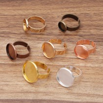 sublimation blank ring rings jewelry can Adjustable 07820