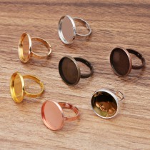  sublimation blank ring rings jewelry can adjustable 07821