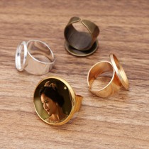  sublimation blank ring rings jewelry can Adjustable 08369