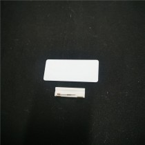 Sublimation  aluminum tags pin badge  with pin style