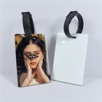 sublimation retangle mdf luggage tags-special offer