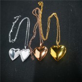 stainless steel 27MM-sublimation heart locket necklace pendant Bo