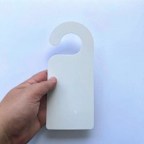 sublimation blank paper door hanger sign board Wall Plaques