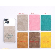 sublimation blank pu leather card holder with printing white part: sublimation Colored pu leather