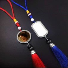 sublimation wings  car hanger with zircon wing diy blank consumables