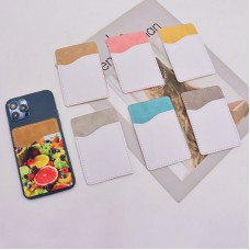 sublimation blank pu leather card holder