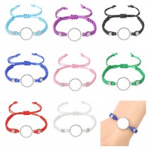 sublimation blank cheaper rope bracelets bangles