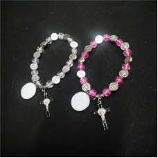 printing size:18MM sublimation blank  cross bracelet bracelets  bangle