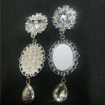 sublimation brooches pins- small oval 18*25MM